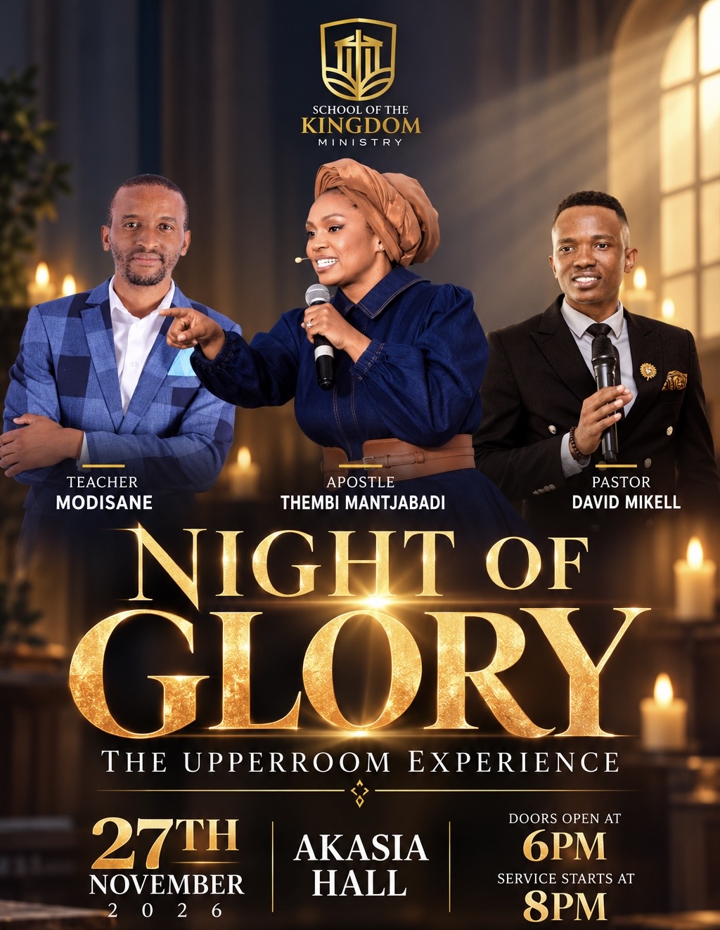 Night of Glory — The Upperroom Experience official artwork